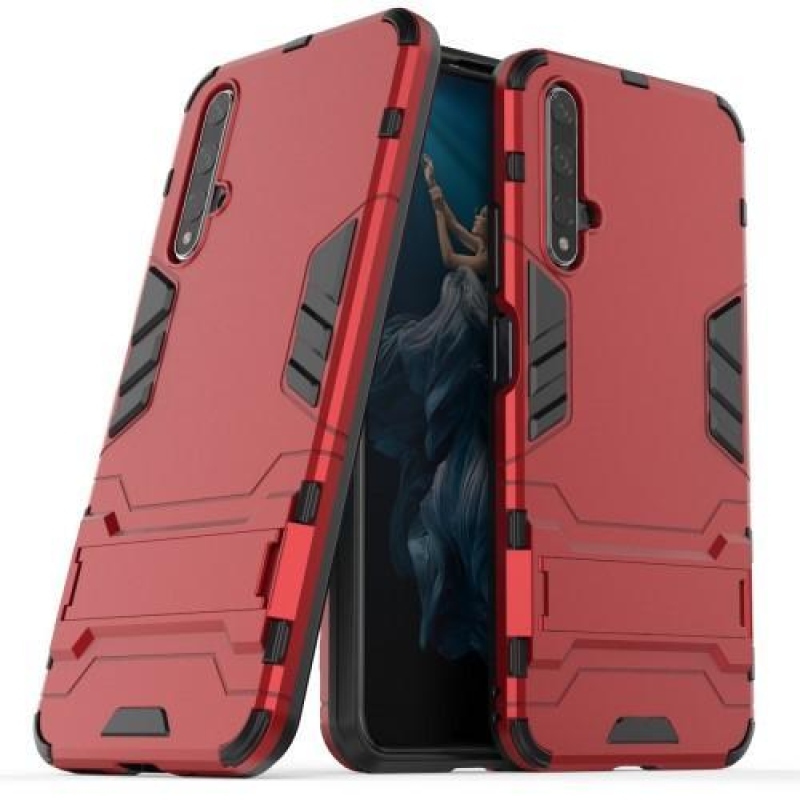 Guard hibrid tartós borítás Honor 20 / Huawei Nova 5T számára - piros