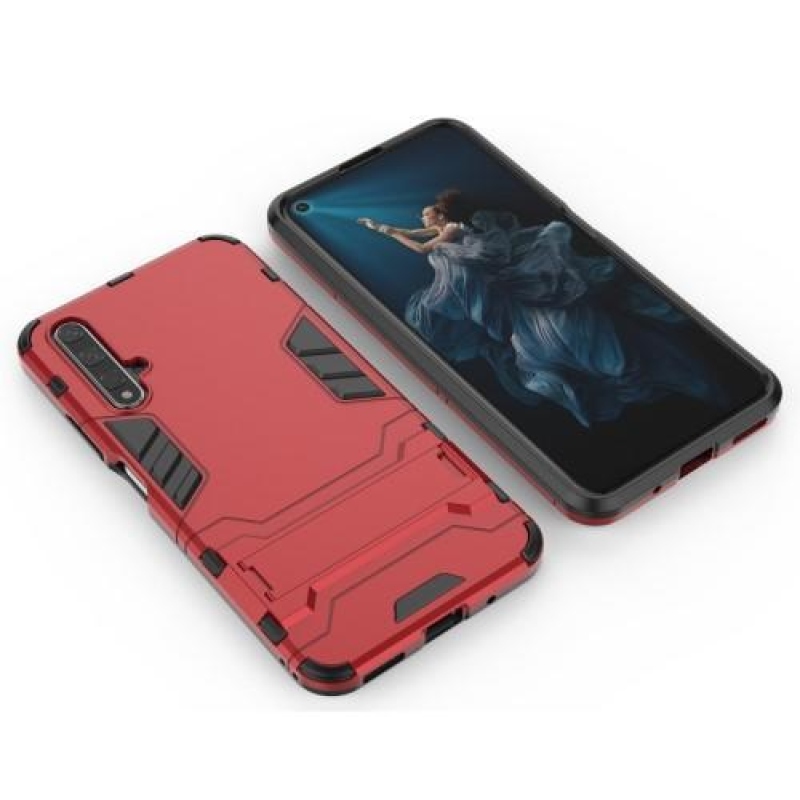 Guard hibrid tartós borítás Honor 20 / Huawei Nova 5T számára - piros