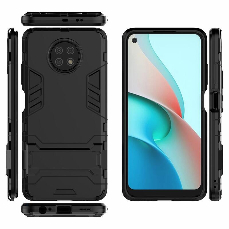 Guard hibrid tartós védőburkolat Xiaomi Redmi Note 9T 5G - fekete
