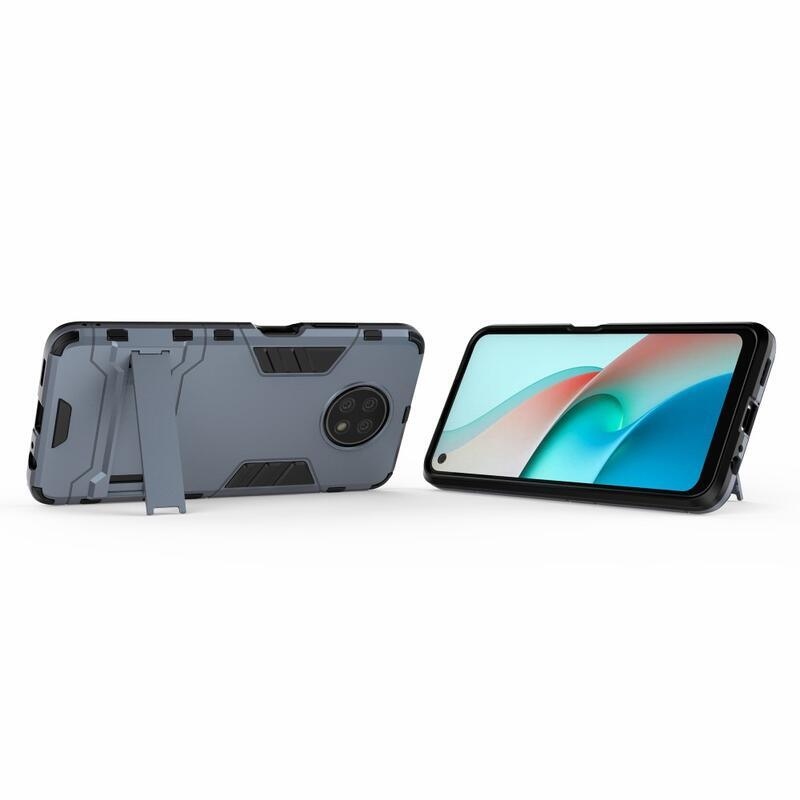 Védő hibrid tartós borító Xiaomi Redmi Note 9T 5G - kék
