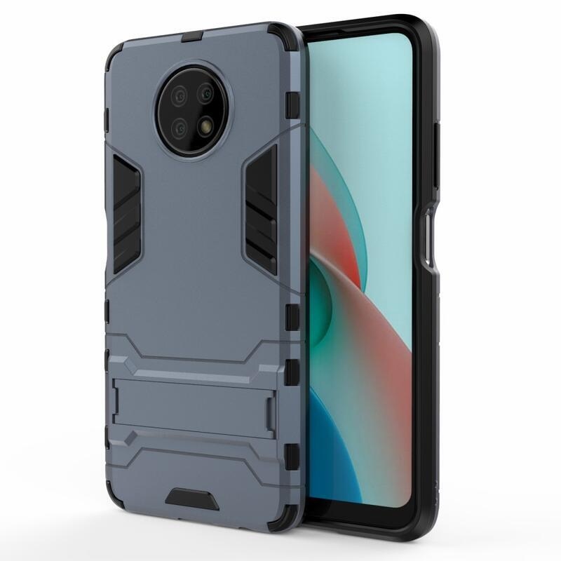 Védő hibrid tartós borító Xiaomi Redmi Note 9T 5G - kék