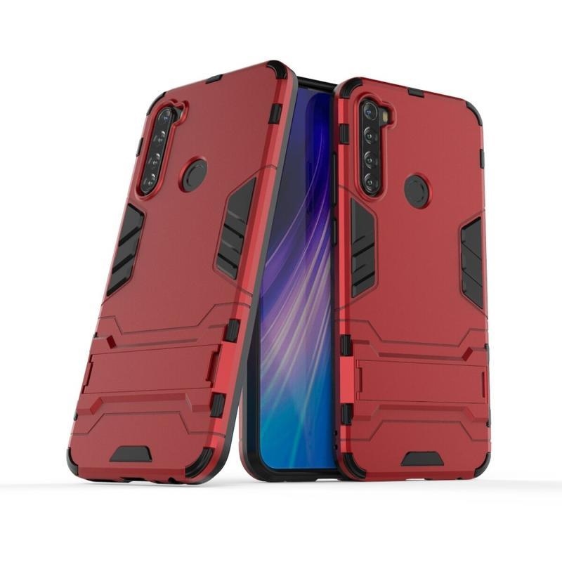 Guard hibrid tartós tok Xiaomi Redmi Note 8T-hez - piros