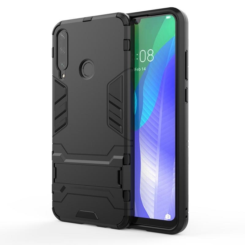 Guard tartós hibrid borítás Huawei Y6p készülékhez - fekete