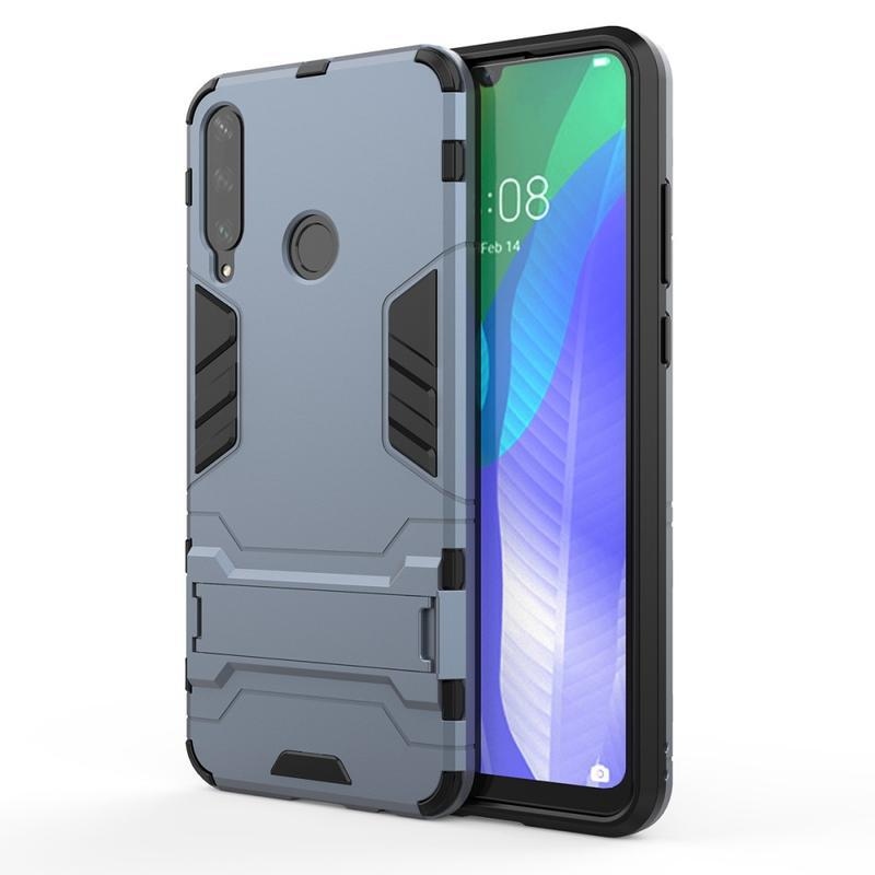 Guard tartós hibrid védőburkolat Huawei Y6p készülékhez - kék