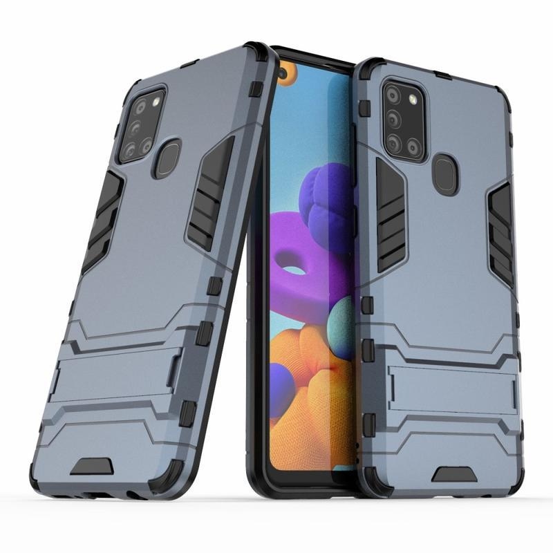 Guard tartós hibrid borító Samsung Galaxy A21s készülékhez - kék