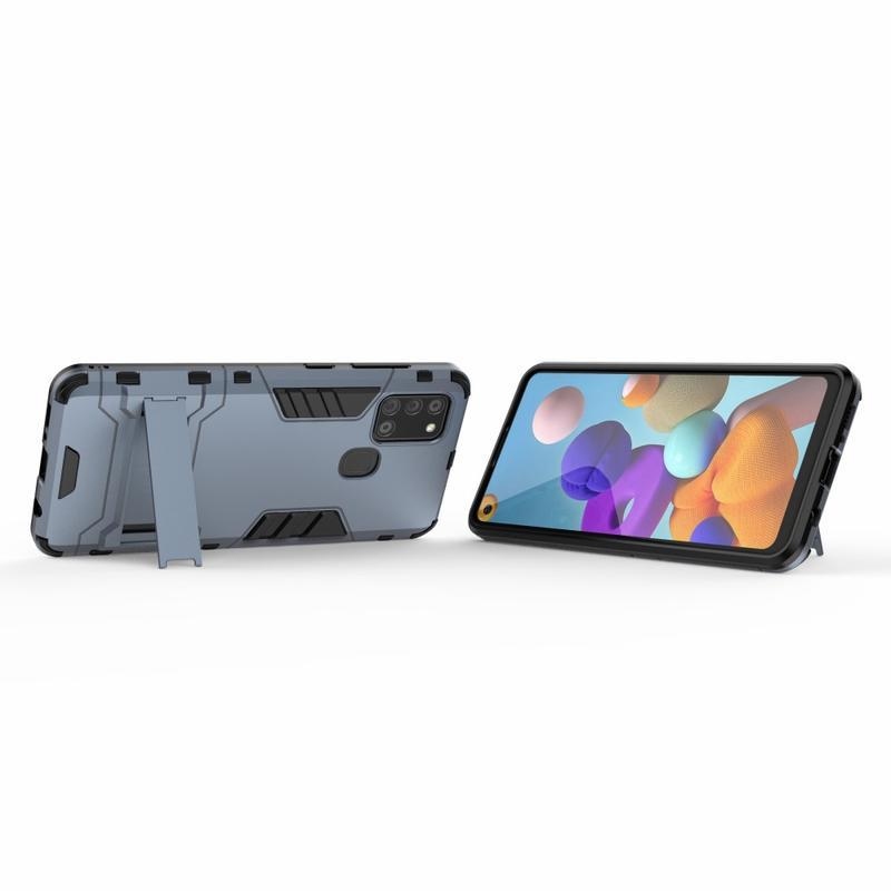 Guard tartós hibrid borító Samsung Galaxy A21s készülékhez - kék