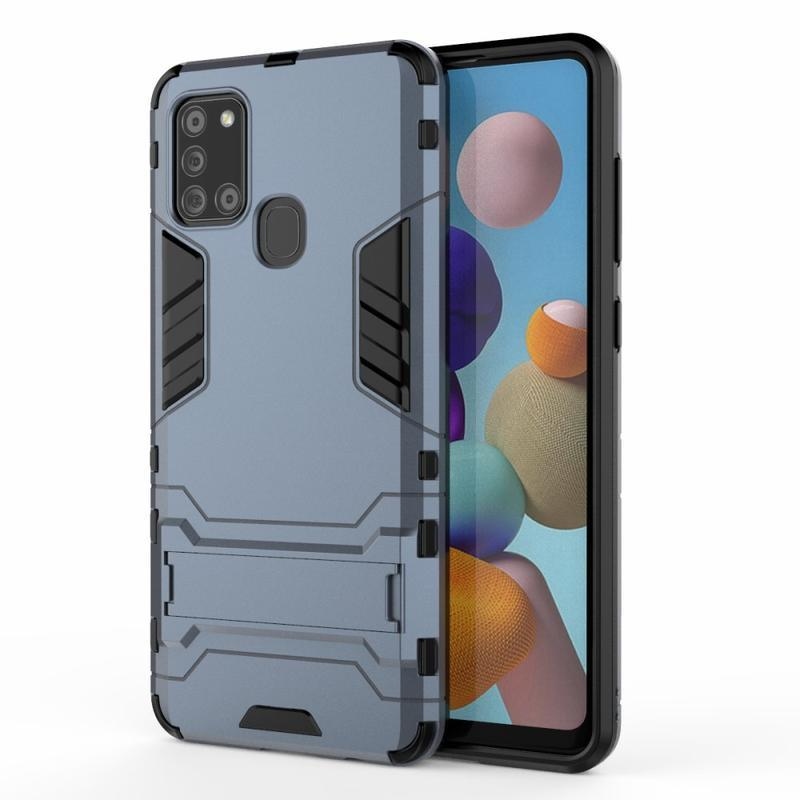 Guard tartós hibrid borító Samsung Galaxy A21s készülékhez - kék