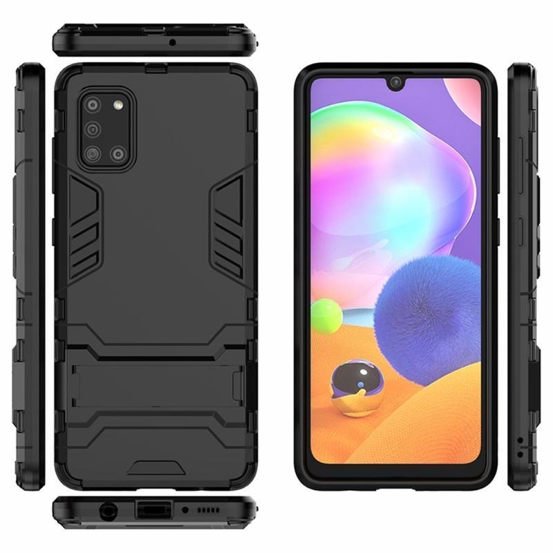 Guard tartós hibrid borítás Samsung Galaxy A31 készülékhez - fekete
