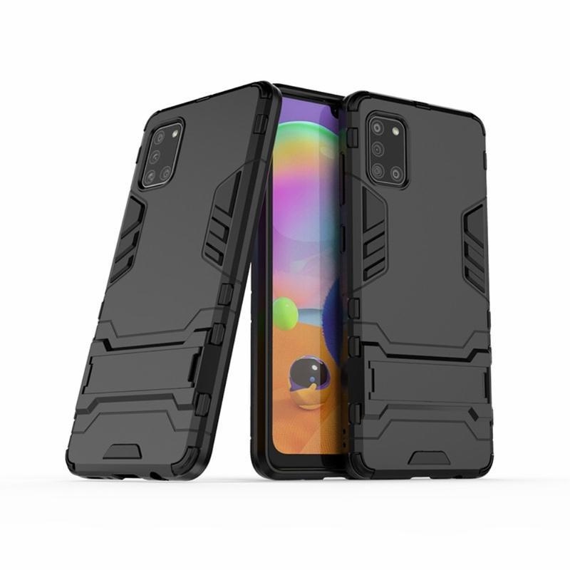 Guard tartós hibrid borítás Samsung Galaxy A31 készülékhez - fekete