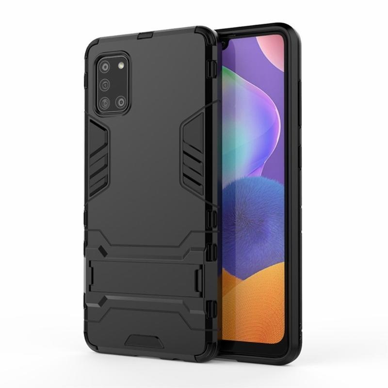 Guard tartós hibrid borítás Samsung Galaxy A31 készülékhez - fekete