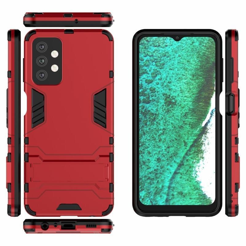 Guard tartós hibrid védőburkolat Samsung Galaxy A32 5G - piros