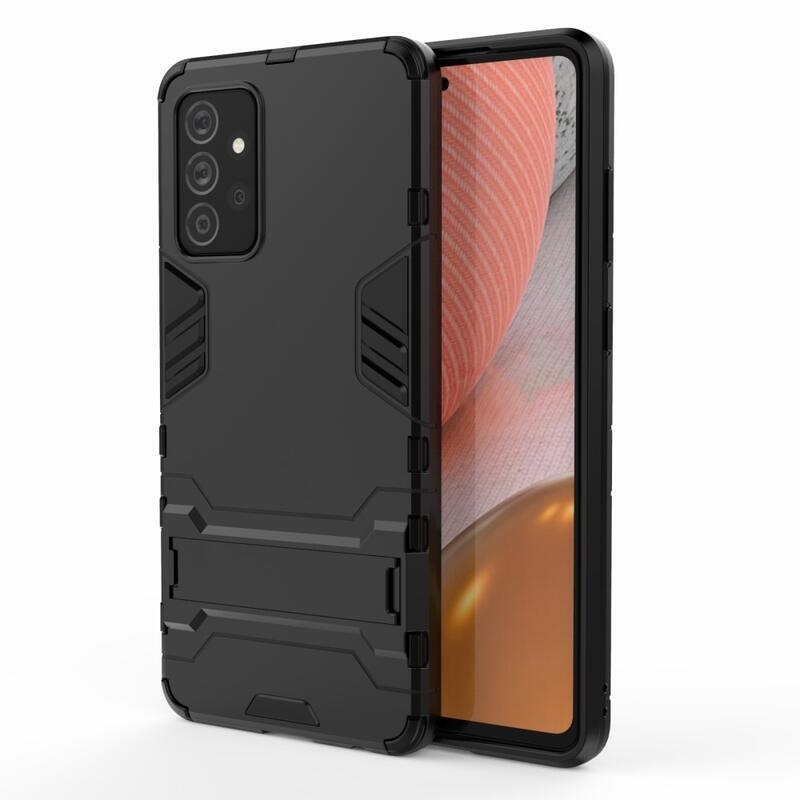 Guard tartós hibrid védőburkolat Samsung Galaxy A72 5G készülékhez - fekete