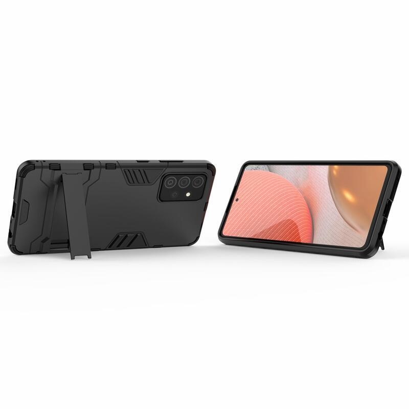 Guard tartós hibrid védőburkolat Samsung Galaxy A72 5G készülékhez - fekete