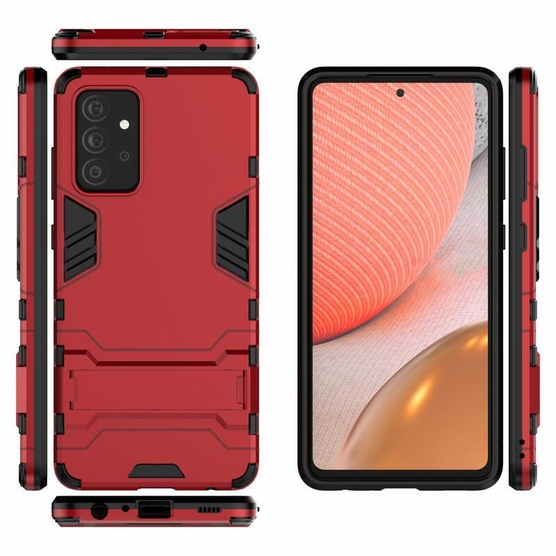 Guard tartós hibrid védőburkolat Samsung Galaxy A72 5G - piros