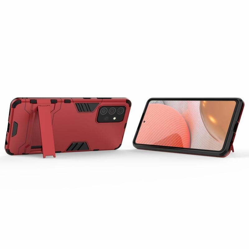 Guard tartós hibrid védőburkolat Samsung Galaxy A72 5G - piros