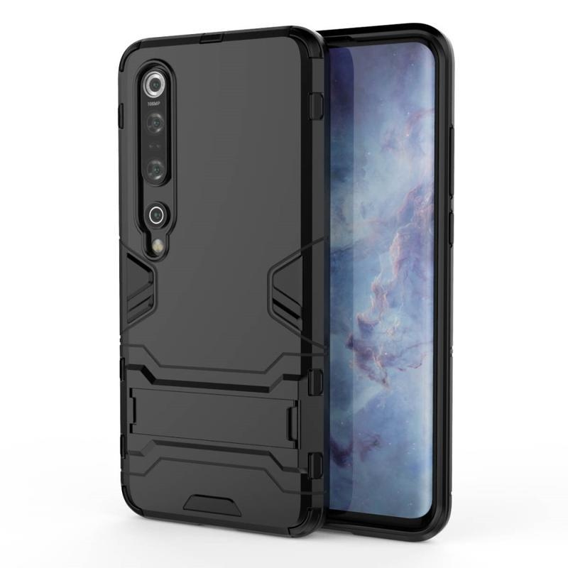 Guard tartós hibrid védőburkolat Xiaomi Mi 10/Mi 10 Pro készülékhez - fekete