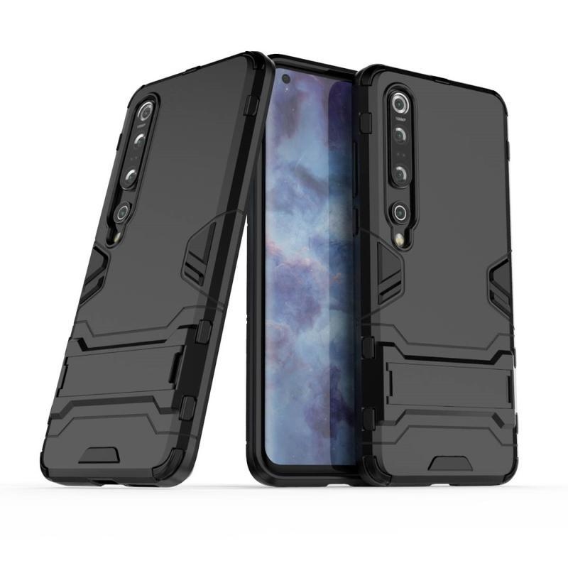 Guard tartós hibrid védőburkolat Xiaomi Mi 10/Mi 10 Pro készülékhez - fekete