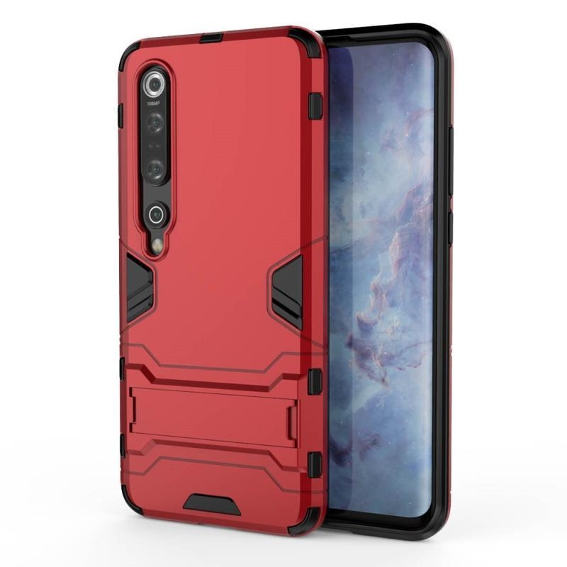 Guard tartós hibrid védőburkolat Xiaomi Mi 10/Mi 10 Pro készülékhez - piros