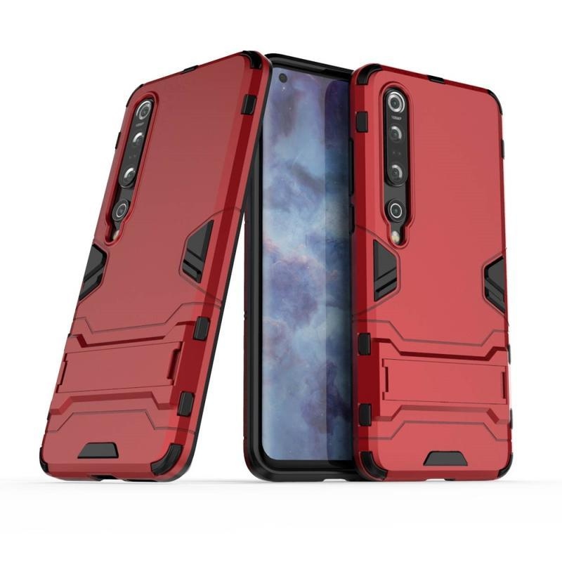 Guard tartós hibrid védőburkolat Xiaomi Mi 10/Mi 10 Pro készülékhez - piros