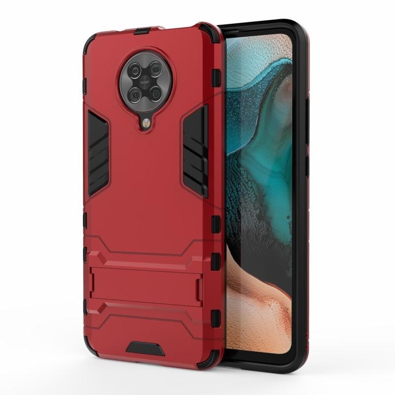 Guard tartós hibrid borítás a Xiaomi Poco F2 Pro számára - piros