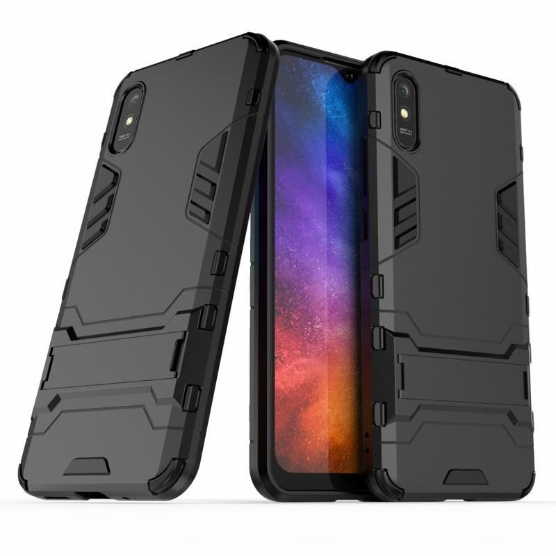 Guard tartós hibrid védőburkolat Xiaomi redmi 9A/9AT készülékhez - fekete