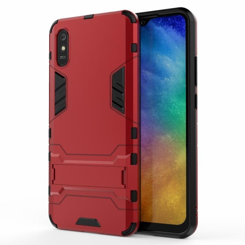 Guard tartós hibrid védőburkolat Xiaomi redmi 9A/9AT készülékhez - piros