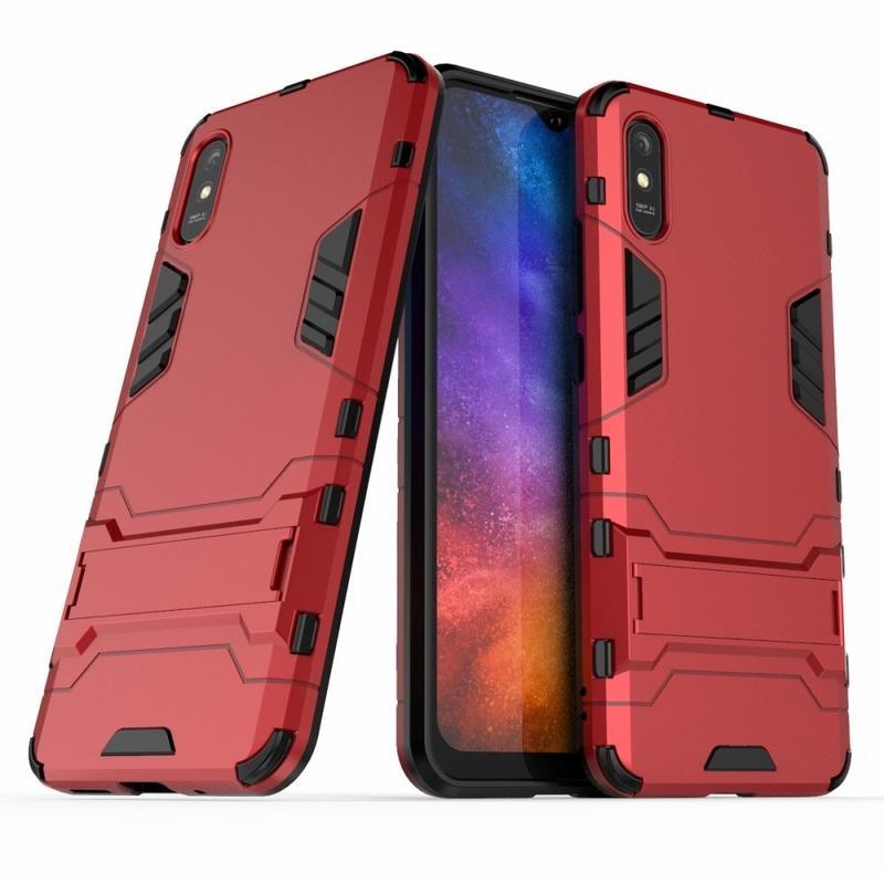 Guard tartós hibrid védőburkolat Xiaomi redmi 9A/9AT készülékhez - piros