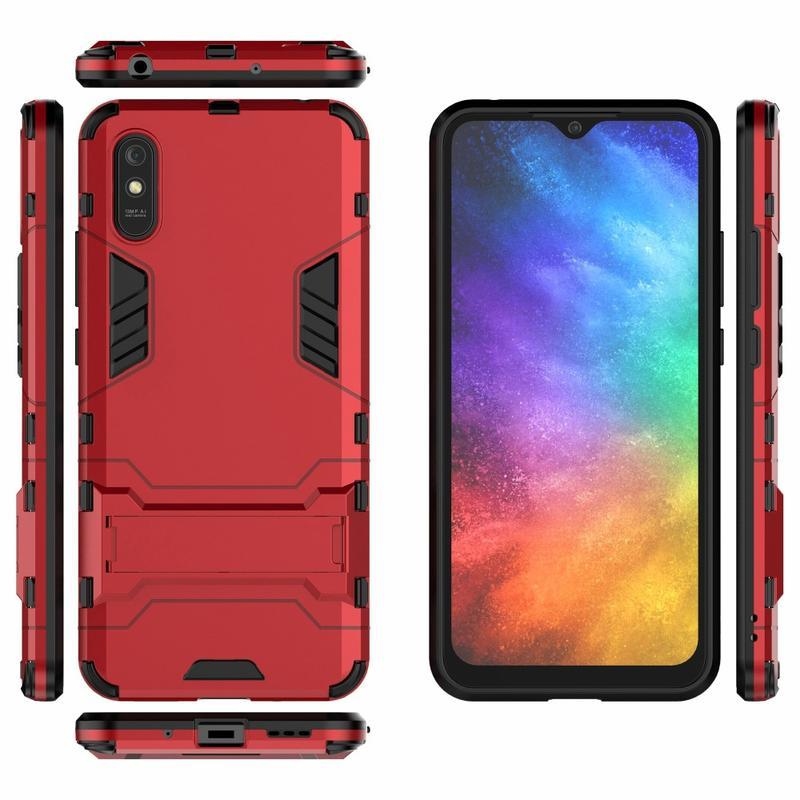 Guard tartós hibrid védőburkolat Xiaomi redmi 9A/9AT készülékhez - piros