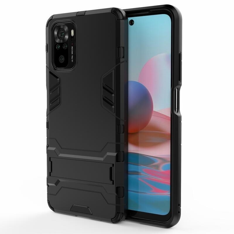 Guard tartós hibrid védőburkolat Xiaomi Redmi Note 10 4G/Redmi Note 10S/Poco M5s - fekete