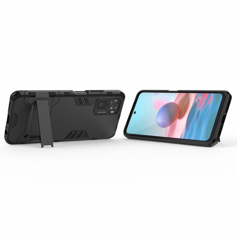 Guard tartós hibrid védőburkolat Xiaomi Redmi Note 10 4G/Redmi Note 10S/Poco M5s - fekete