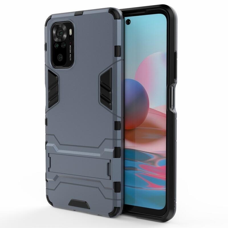 Guard tartós hibrid védőburkolat Xiaomi Redmi Note 10 4G/Redmi Note 10S/Poco M5s - kék