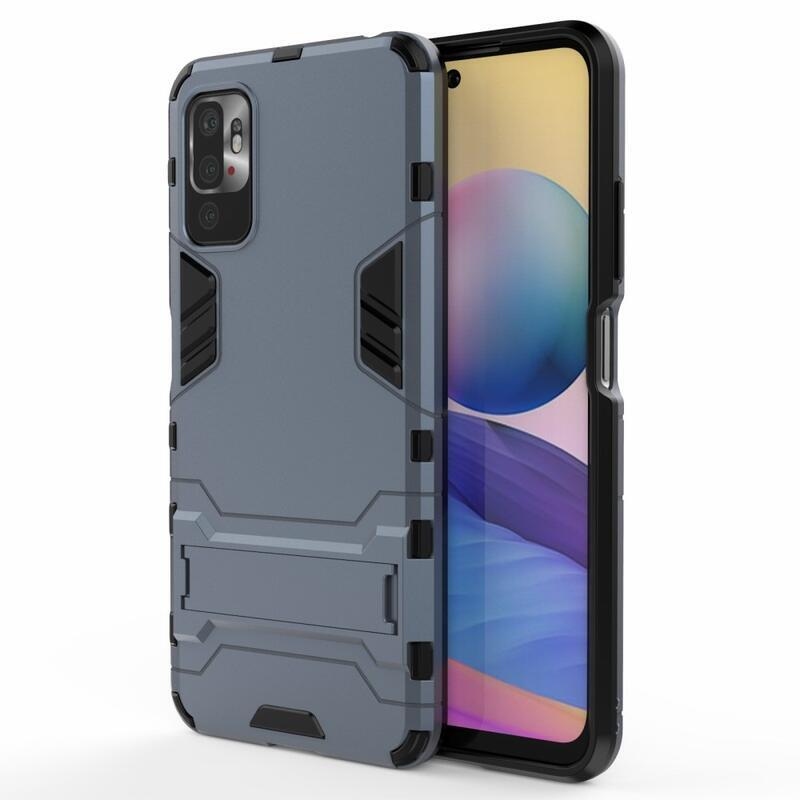 Guard tartós hibrid védőburkolat Xiaomi Redmi Note 10 5G/Poco M3 Pro 4G/5G készülékhez - kék