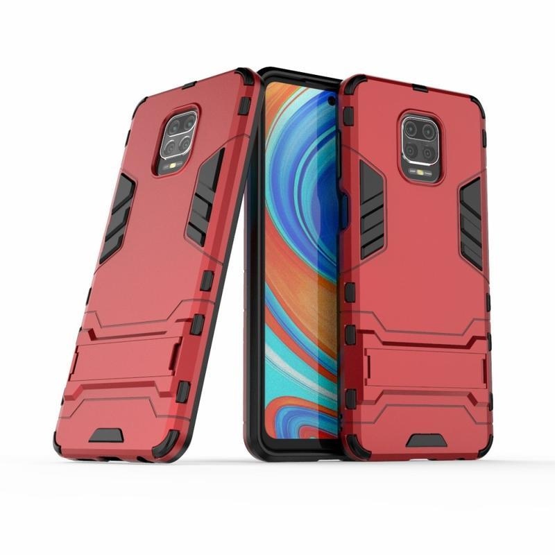 Guard tartós hibrid borító Xiaomi Redmi Note 9 Pro/Note 9S - piros