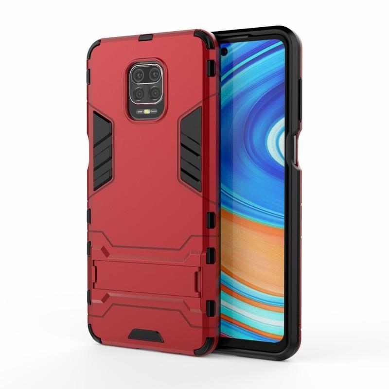 Guard tartós hibrid borító Xiaomi Redmi Note 9 Pro/Note 9S - piros
