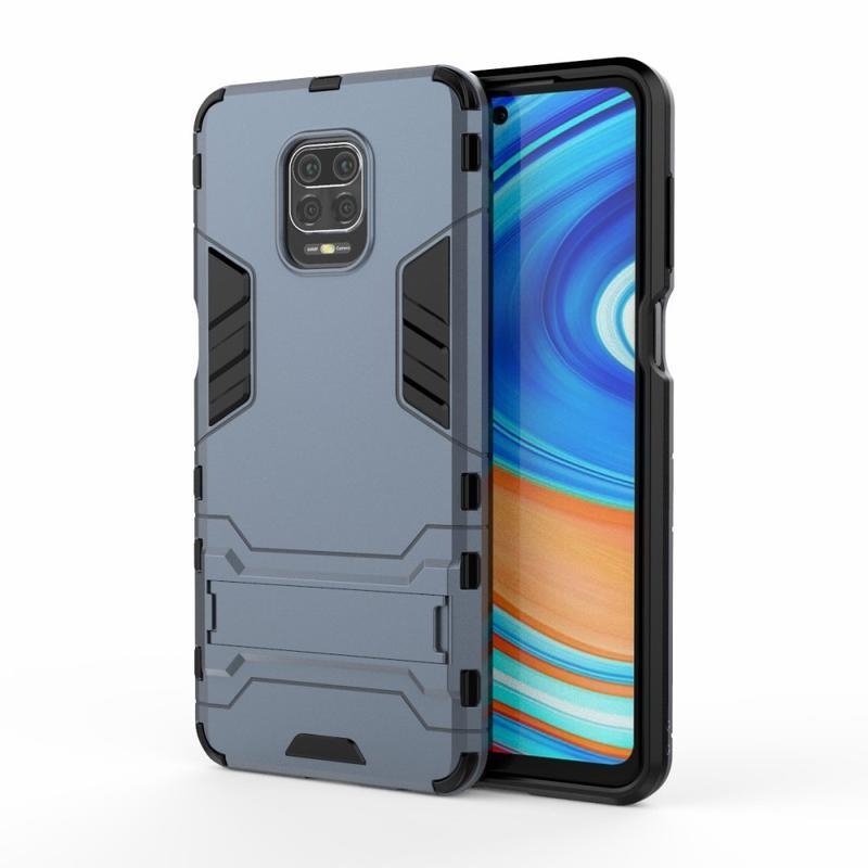 Guard tartós hibrid borítás Xiaomi Redmi Note 9 Pro/Note 9S készülékhez - kék