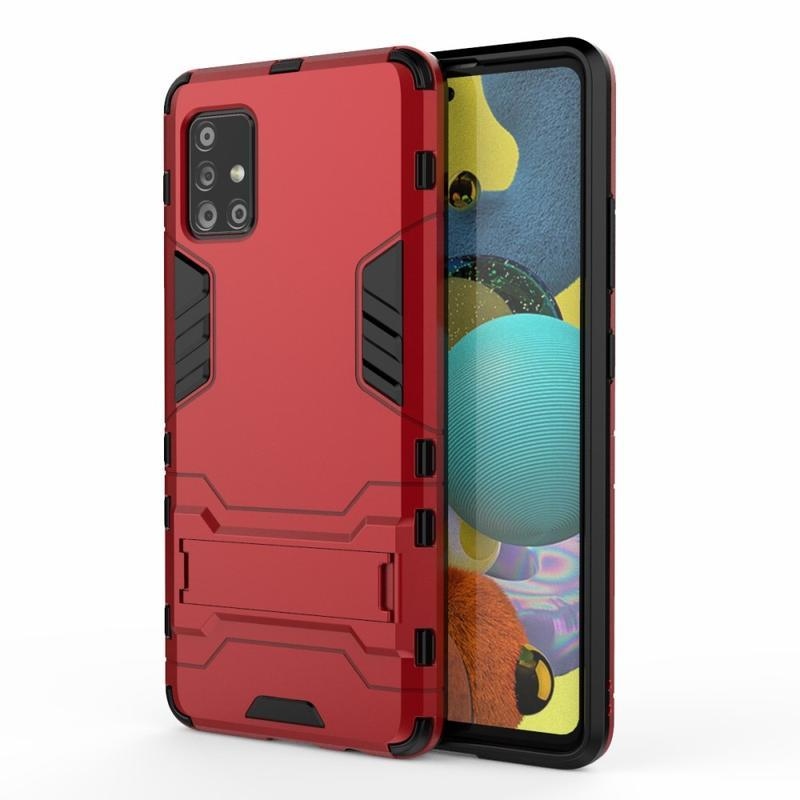 Guard tartós hibrid védőburkolat Samsung Galaxy A51 5G készülékhez - piros