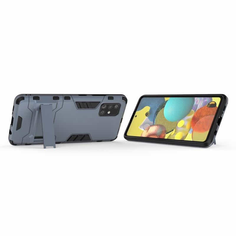 Guard tartós hibrid védőburkolat Samsung Galaxy A51 5G készülékhez - kék