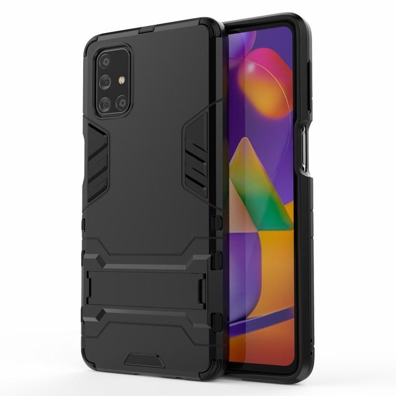 Guard tartós hibrid védőburkolat Samsung Galaxy M31s készülékhez - fekete
