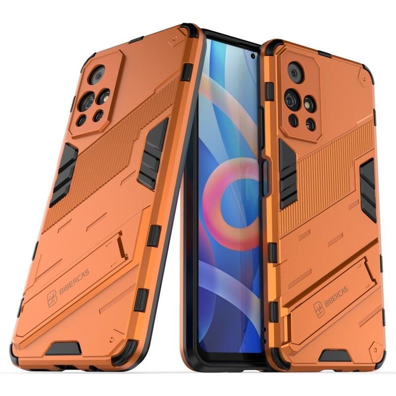 Guard tartós hibrid borítás Xiaomi Poco M4 Pro 5G/Redmi Note 11S 5G - narancssárga