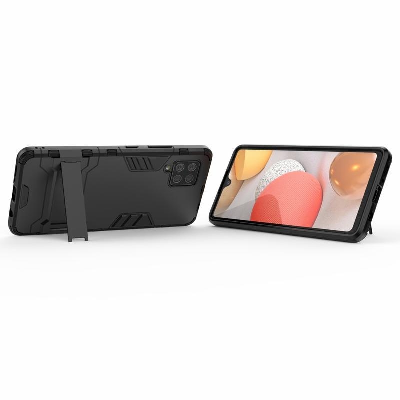Guard tartós hibrid védőburkolat Samsung Galaxy A42 5G készülékhez - fekete