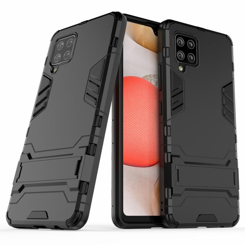 Guard tartós hibrid védőburkolat Samsung Galaxy A42 5G készülékhez - fekete