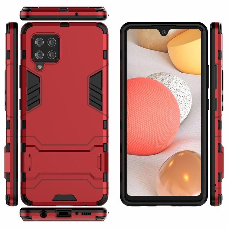 Guard tartós hibrid védőburkolat Samsung Galaxy A42 5G - piros