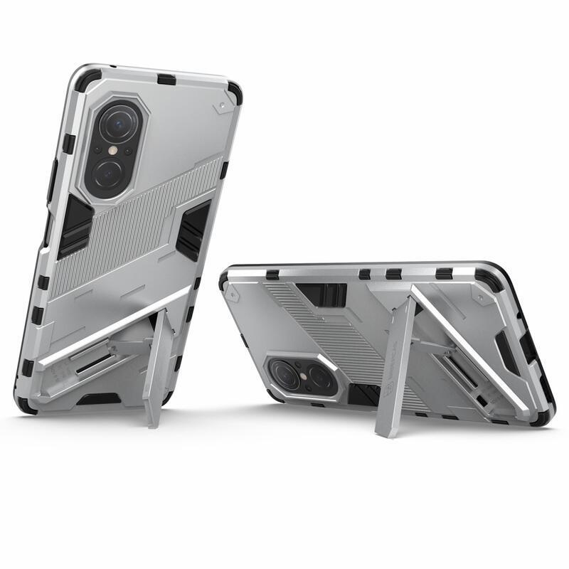 Armory tartós hibrid borító felhajtható állvánnyal a Huawei Nova 9 SE-hez - fehér