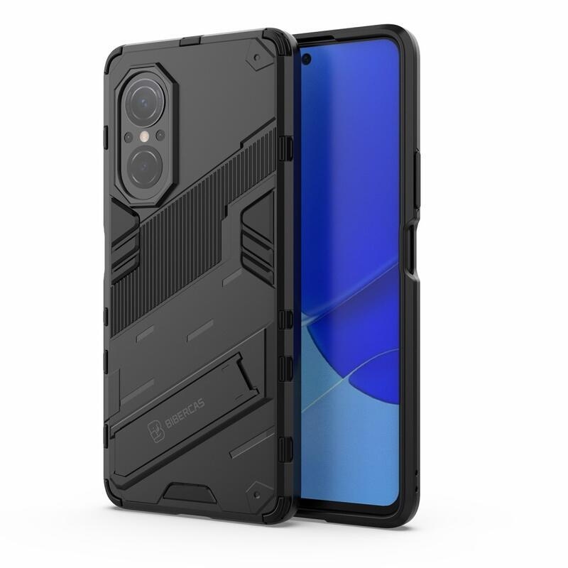 Armory tartós hibrid borító flip állvánnyal a Huawei Nova 9 SE-hez - fekete