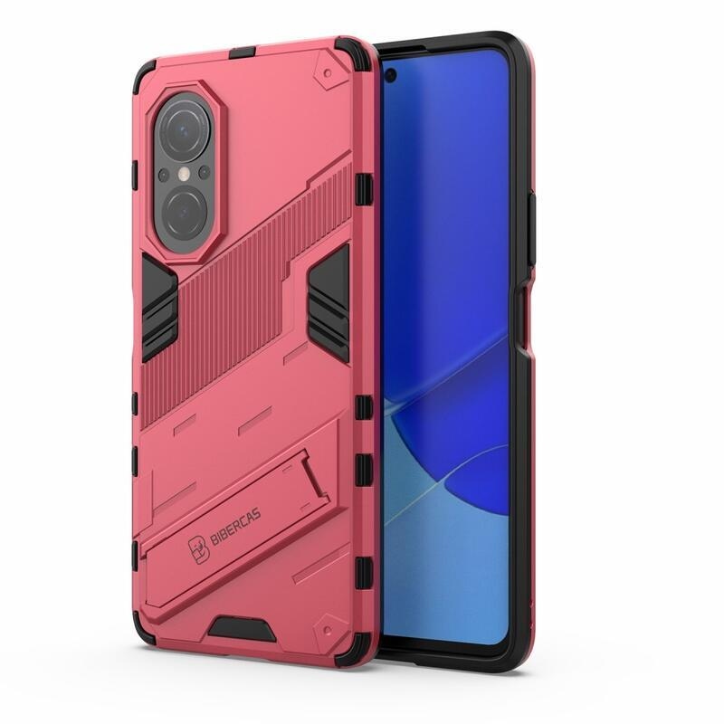 Armory tartós hibrid borító flip állvánnyal a Huawei Nova 9 SE-hez - rózsaszínű