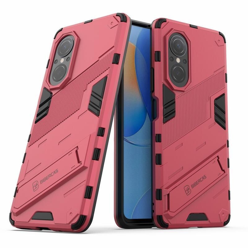 Armory tartós hibrid borító flip állvánnyal a Huawei Nova 9 SE-hez - rózsaszínű