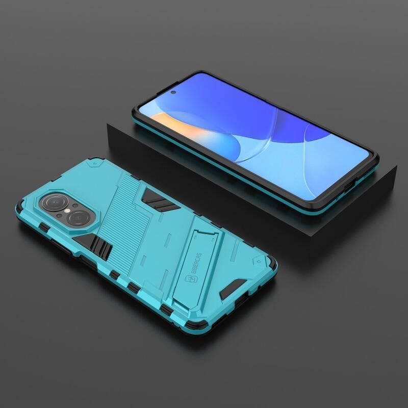 Armory tartós hibrid borító csuklós állvánnyal a Huawei Nova 9 SE-hez - világoskék színű