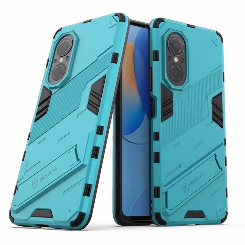 Armory tartós hibrid borító csuklós állvánnyal a Huawei Nova 9 SE-hez - világoskék színű