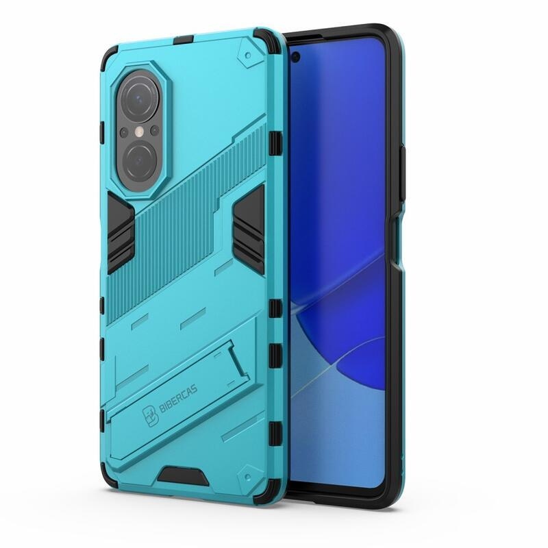 Armory tartós hibrid borító csuklós állvánnyal a Huawei Nova 9 SE-hez - világoskék színű