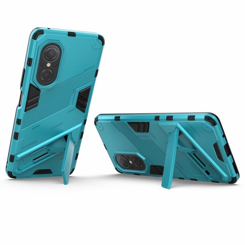 Armory tartós hibrid borító csuklós állvánnyal a Huawei Nova 9 SE-hez - világoskék színű